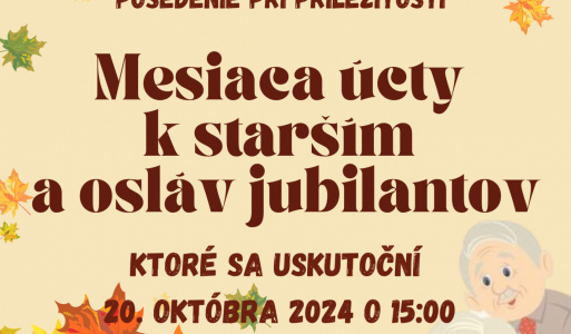 Úcta k starším, Jubilanti 2024 a 50 rokov Materskej školy Kaluža Úcta k starším, Jubilanti 2024 a 50 rokov Materskej školy Kaluža